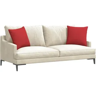 vidaXL Sofakissen 2 STK. Stoff Rot 45 x 45 cm