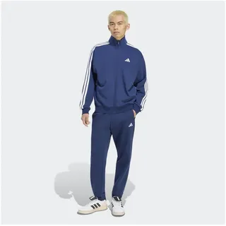 adidas 3 Stripes Fleece Trainingsanzug Team Navy Blue/White L