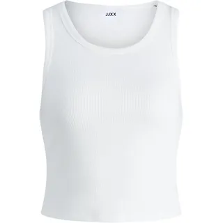 JACK & JONES Damen Jjxx Jxfallon Sl Rib Tank Top Noos T-Shirt, Weiß, M EU