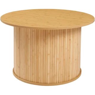 [en.casa] Couchtisch Ledepid 48xØ80 cm Natur