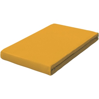 Pure Topper Baumwolle 90 x 190 - 100 x 220 cm yellow deep