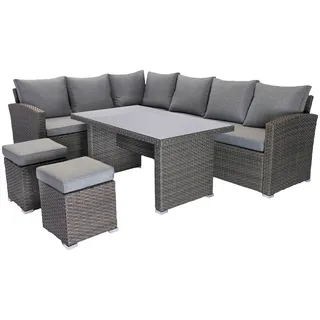 Konifera London Loungeset grau