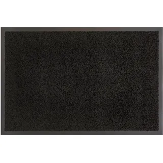 andiamo Fußmatte Verdi - rutschfeste Schmutzfangmatte innen für den Eingangsbereich - ideal als Türmatte oder Fußabtreter für die Haustür 40 x 60 in Schwarz