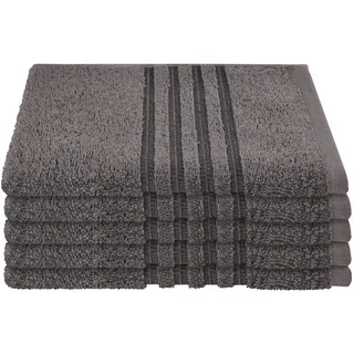 Milano Gästehandtuch 5 x 30 x 50 cm anthrazit