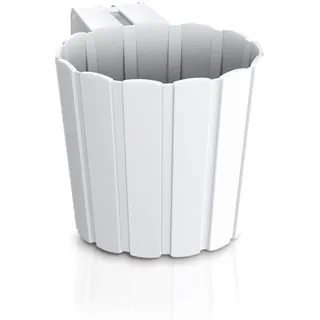 Prosperplast Boardee Hook Balkonblumentopf Balkonkasten Blumentopf Pflanzkübel (144x212x130mm, Weiß)