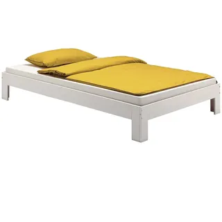Idimex Futonbett Thomas 90 x 200 cm Kiefer massiv weiß