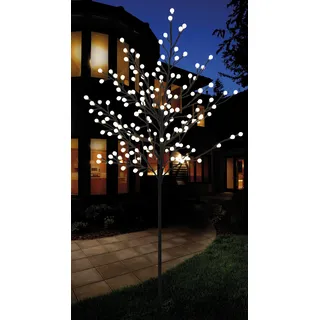 Bonetti LED Baum 120 cm Warmweiß Schwarz
