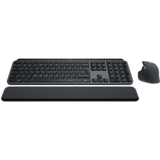 Logitech MX Keys S Combo: MX Master 3S, MX Keys S & MX Palm Rest - Graphit, Italienisches QWERTY-Layout