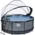 EXIT Stone Pool 360 x 122 cm inkl. Sandfilteranlage, Abdeckplane, Poolleiter, Reparaturset