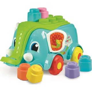 Clementoni Clemmy Baby - Elefantenkinderwagen 10 Würfel 104917697
