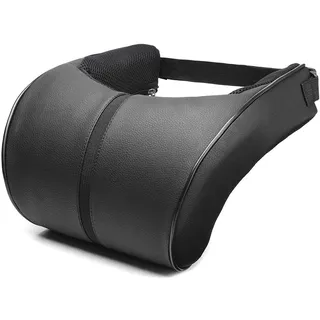 Auto Nackenkissen, KIMISS Weichheit Auto Kopfstütze Kissen Memory Foam Kissen Nackenstütze Sitz PU Leder Schwarz Kopfstütze Kissen Pad Bequem