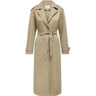 Only »ONLLINE X-LONG Trenchcoat OTW NOOS«, Humus XS - Beige