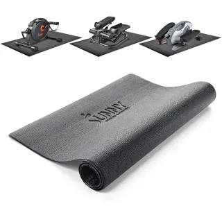 Sunny Health & Fitness Bodenschutzmatten für Fitnessgeräte, 4 Größen | Rutschfest, Schützt Boden & Gerät, Vibrationsdämpfend, Wasserabweisend, Hochdichter PVC-Schaum, 4 Größen verfügbar