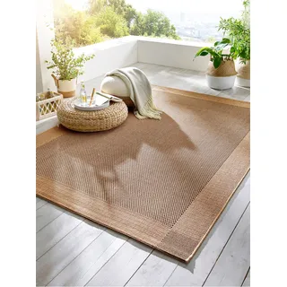 Teppich HEINE HOME Gr. 4, beige (natur), B:160cm H:3mm L:230cm, Kunstfaser, Polypropylen, Teppiche, Teppich