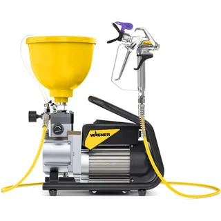 Wagner Membranpumpe SuperFinish 21 Pro Airless Lack - optimal abgestimmt auf Lackierarbeiten, Max. Fördermenge 2,1 l/min, HD-Schlauch DN3, 7,5 m