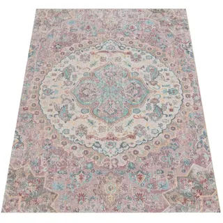Paco Home Torres 271 Kurzflorteppich 60 x 100 cm Pink