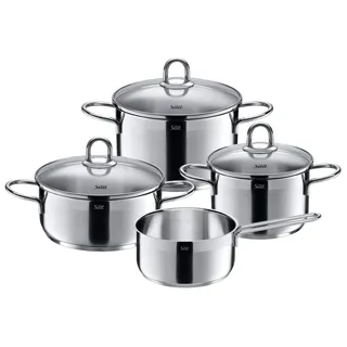 Silit Topf-Set 4-tlg. Bratentopf + Fleischtopf + Stieltopf