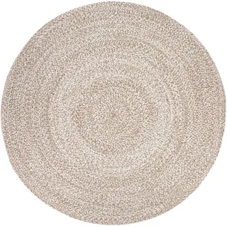 Paco Home Viborg 595 Juteteppich Ø 120 cm Beige