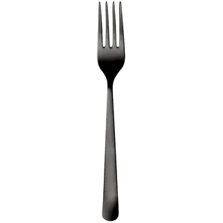 12 Stück - Dessertgabel 'Oslo', 18,2 cm, Schwarz, Stahl