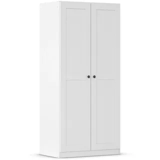 OTTO home Drehtürenschrank Skagen 90 x 197 x 54 cm Weiß