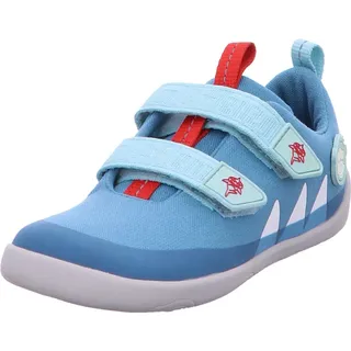 Barfußschuh Lucky Hai Hellblau / Rot 31