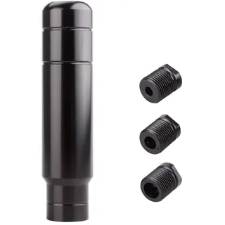 bartoo Schwerer Schaltknauf aus Aluminiumlegierung, 12,7 cm, Auto-Schaltknauf, Auto-Schalthebel, Schalthebelgriff, mit 3 Gewindeadaptern M8, M10, M12, passend für die meisten automatischen, manuellen