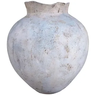 Romimex Vase, Grau, Keramik, rustikal, 55 x 60 x 55 cm