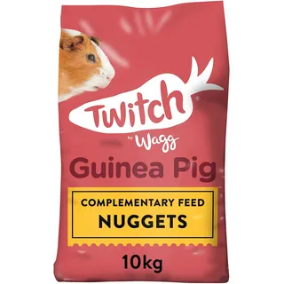 Wagg Twitch Meerschweinchenfutter, 10kg, Ergänzungsfutter-Nuggets