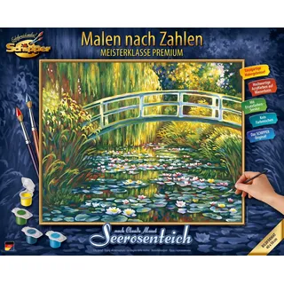 Schipper Malen nach Zahlen Seerosenteich 1 St. 40 x 50 cm Mehrfarbig