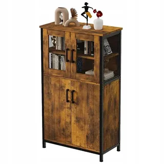 Rustikale Kommode, Retro-Vintage-Loft-Sideboard für Esszimmer und Küche