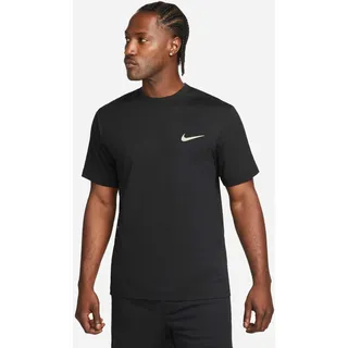 Nike FN7289-010 M NK DF UV HYVERSE SS SPNT Sweatshirt Herren Black/Khaki Größe M