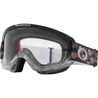 OAKLEY O-Frame 2.0 Pro Xs Troy Lee Series, Crossbrille Jugend - Schwarz/Rot/Blau/Grau/Gelb Klar