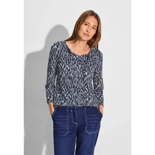 Cecil Tunikashirt, mit All-Over Print Cecil universal blue XS (36)