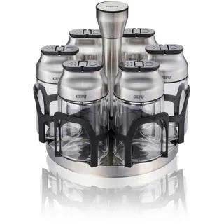 GEFU Gewürzkarussell KIPPO mit 6 Gewürzstreuern à 120 ml, unbefüllt