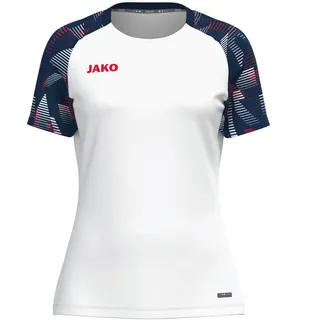 Jako Sonic T-Shirt Damen Weiß/Marine/Rot 38/40