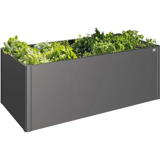 Biohort Hochbeet 201 x 102 x 77 cm Dunkelgrau-Metallic