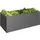 Hochbeet 201 x 102 x 77 cm Dunkelgrau-Metallic