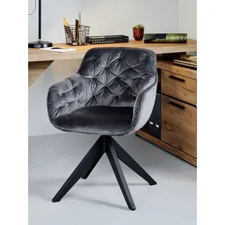 Jahnke Schalenstuhl KENSINGTON TWIST LOCK Polyester schwarz