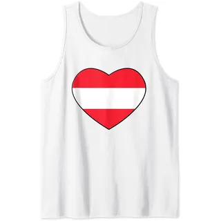 Österreich Fahne Herren Austria Flag Damen Kinder Österreich Tank Top