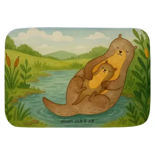 Badematte Otter Design für Kinder - Geschenkidee für das Badezimmer