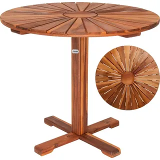 CASARIA Gartentisch Ø 70,5 x 72 cm Braun