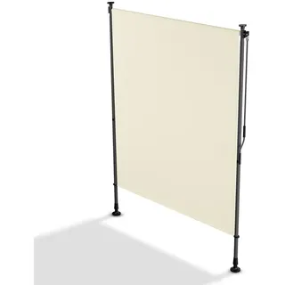 Juskys Aluminium Seitenmarkise Barbados 150 x 310 cm Beige