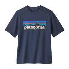Patagonia Kinder Cap SW T-Shirt - blau - XS