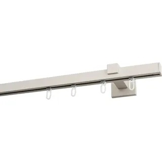 GARESA Vorhangstange Nora 1-läufig Ø 20 mm 220 cm Weiß