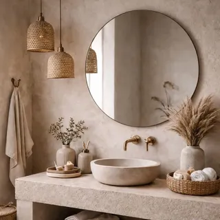 Baikal Badezimmerspiegel, Verschiedene Formen und Größen erhältlich. Option mit und ohne LED. Stile, die in das Badezimmer oder jeden Raum zu Hause passen. 70 runder Spiegel, 280034049