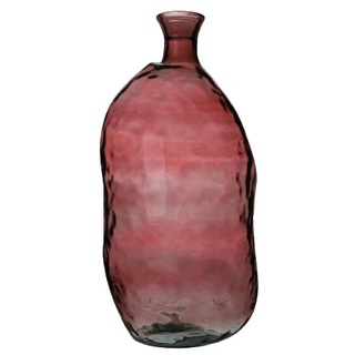 NATURAL LIVING VASE LEA 13,6L Rubi AUS RECYCELTEM Glas Durchmesser 25CM X H51CM