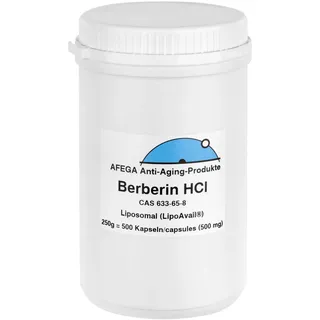 250 g liposomales Berberin (LipoAvail®); die Alternative zu Metformin - 500 Kapseln zu je 500 mg