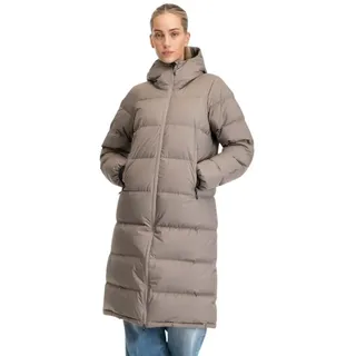 Bergans Damen Urban Down Long Mantel (Größe M, beige)