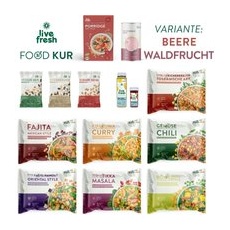LiveFresh Vegane Foodkur 21 Tage - Beere/Waldfrucht (inkl. 5,25€ Pfand)