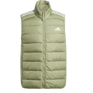 adidas Essentials 3S Light Down Vest, Herren Daunenjacke, tent green, IX8902